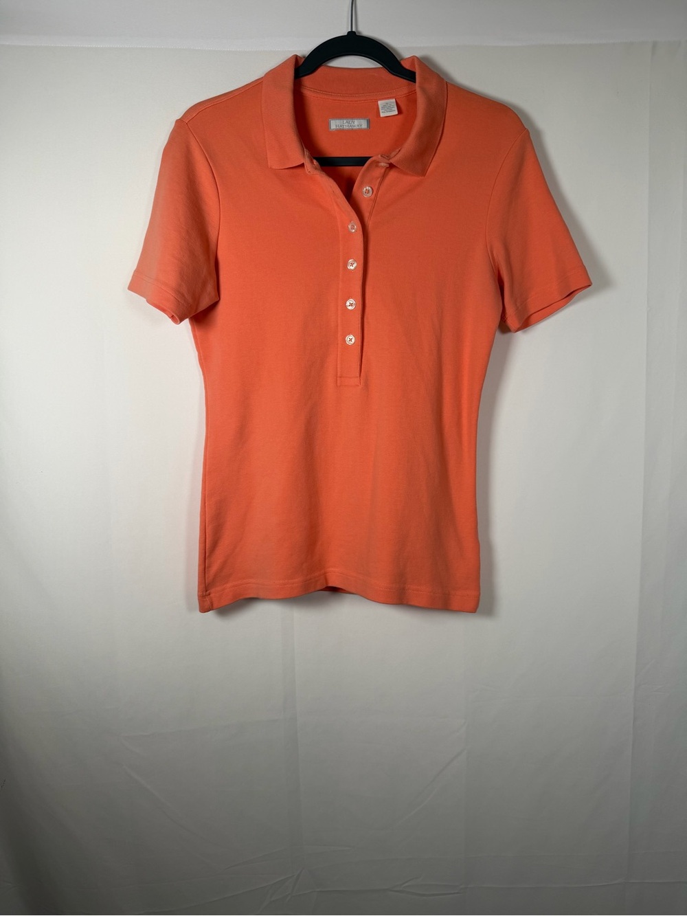 Lady Hathaway Super Soft Women's Polo - Orange, Golf, Pickleball, Tennis Prep